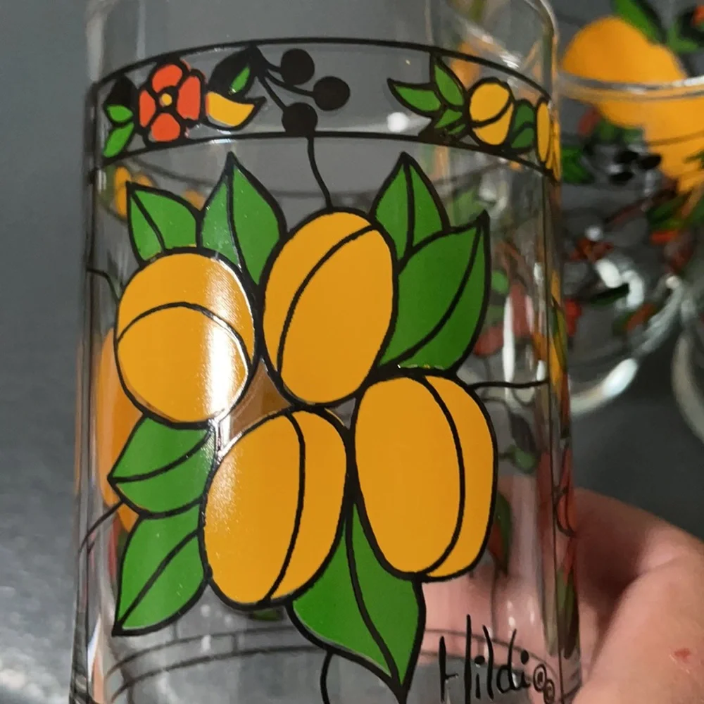Vintage 70’s Hildi Anchor Hocking water glasses